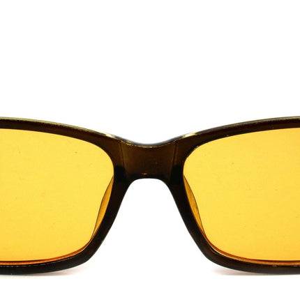 Aria, (Bling) (Computer Glasses) (80 % Blue Blocker Filter) Amber Lens W (Hematite, Clear) Genuine European Crystals (No Prescription)
