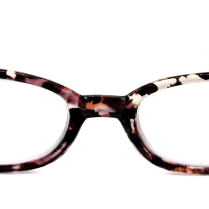 Isabella, (Premium) Reading Glasses, Fashion Reader (Leopard Brown) Print, Oval +4 +4.50 +5 High Magnification, NY Fifth Avenue (Wide Frame)