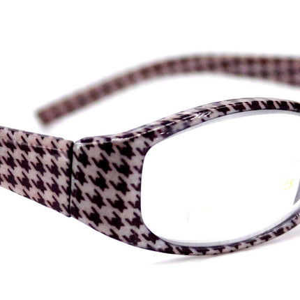The Scottish, (Premium) Reading Glasses, High End Readers (Brown) Hound Tooth +1.25.. +3 Magnifying Eyeglasses. Houndstooth NY Fifth Avenue