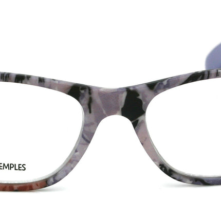 The Forester, (Premium) Reading Glasses, High End Reader +1.25 to +3 Magnifying Square Style (Blue Camouflage) Frame. NY Fifth Avenue