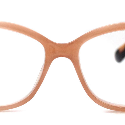 Savannah, (Premium) Reading Glasses, Fashion Reader, Square, (Tan, Brown Tortoise Shell) Spring Temple. Full Reader Lens. NY Fifth Avenue