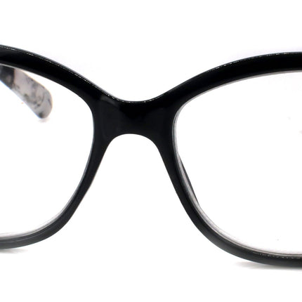 Savannah, (Bling) Reading Glasses Women W (Blk Diamond, Hematite)Genuine European Crystals. +1.25..+3 (Tortoise Grey Black) NY Fifth Avenue