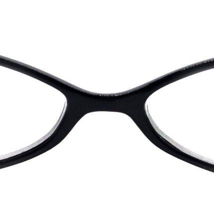 Lucky, (Premium) Reading Glasses, High End Readers +1.25 +1.50 +1.75 .. +3 Cat Eye. Bamboo Temple. (Black) Optical Frames NY Fifth Avenue.