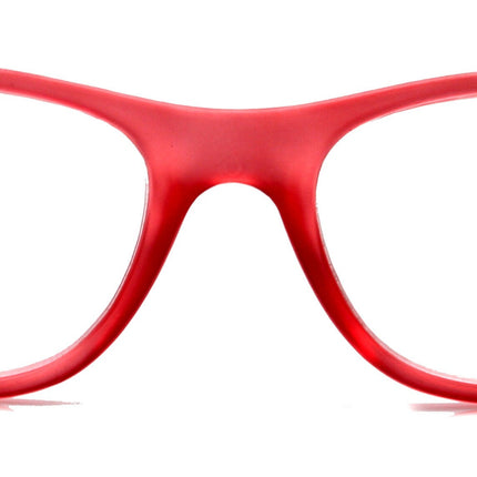 Monet, (Premium) Reading Glasses High End Readers +1..+3 Magnifying Translucent (Red) (Orange) Chevron Square Optical Frame. NY Fifth Avenue