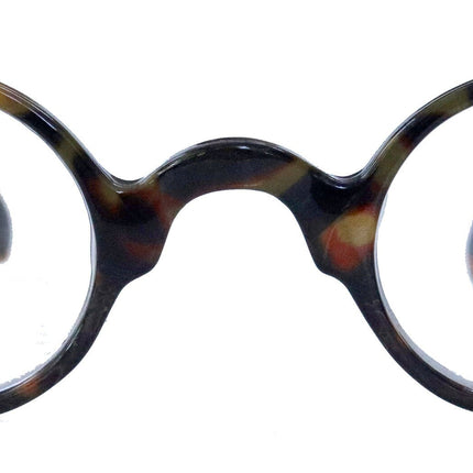 Picasso, (Premium) Reading Glasses, High End Readers +1.25 to +3 magnifying, Circle optical Frames. Round Tortoise (Brown) NY Fifth Avenue.