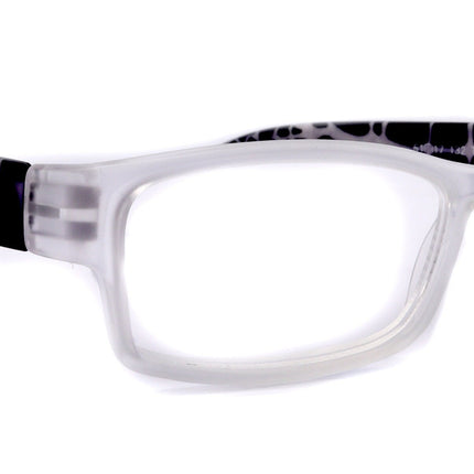 Xena, (Premium) Reading Glasses, Square Readers Clear Frosted +1.25.. +6 High / Strong Magnifying Eyeglasses (Black Giraffe) NY Fifth Avenue