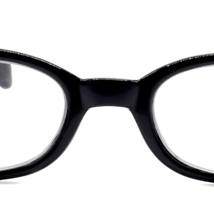 Isabella, (Premium) Reading Glasses, Fashion Reader (Floral Red n Black) Oval +4 +4.5 +5 +6 High Magnification, NY Fifth Avenue (Wide Frame)