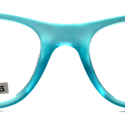 Monet, (Premium) Reading Glasses High End Readers +1 .. +3 Magnifying, Translucent (L Blue) Chevron Square. Optical Frame. NY Fifth Avenue.