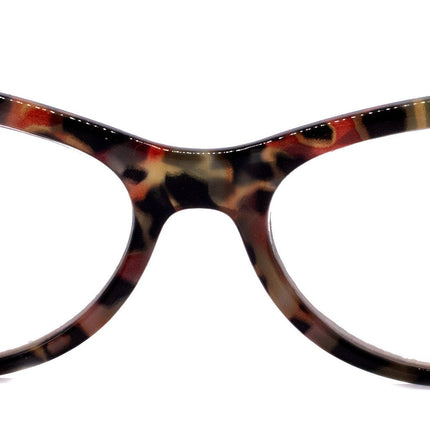 Lynx, (Premium) Reading Glass, High End Readers +1.25..+3 Magnifying, Cat Eye optical Frame, Tortoise Shell (Brown, Red) NY Fifth Avenue.