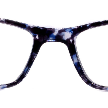 Vienna, (Premium) Reading Glasses, High End Fashion Readers (Black) Rectangular +1.25..+3 Magnifying Metal Thin Temple. NY Fifth Avenue.