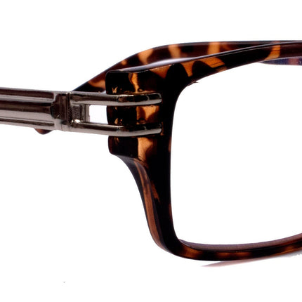 The Hudson, (Blue Light Glasses) Reading Glasses, No Magnification W/ A/R AntiGlare, Reduce Eyestrain (Brown Tortoise Shell) NY Fifth Avenue