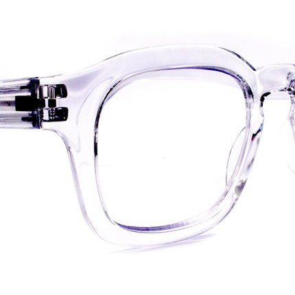 Apollo, (Blue Light Glasses) (Blue Blocker) Reduce Eyestrain, A/R Anti Glare. +1.25..+3.00 Large Square (Clear) NY Fifth Avenue.