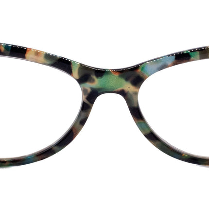 Lynx, (Premium) Reading Glass, High End Readers +1.25..+3 Magnifying, Cat Eye optical Frame, Tortoise Shell (Brown, Green) NY Fifth Avenue