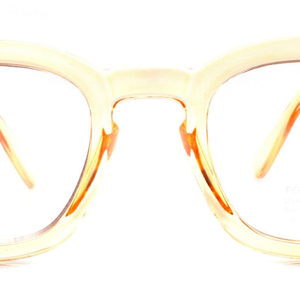 Apollo, (Blue Light Glasses) AR Coating (Anti Glare) (Translucent Yellow) Reading Glasses, No prescription, Gamers (Square) NY Fifth Avenue