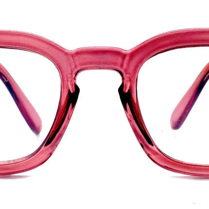 Apollo, (Blue Light Glasses) (Blue Light Blocker) Reduce Eyestrain, A/R Anti Glare. +1.25 +3.00, Large Square (Pink) NY Fifth Avenue.