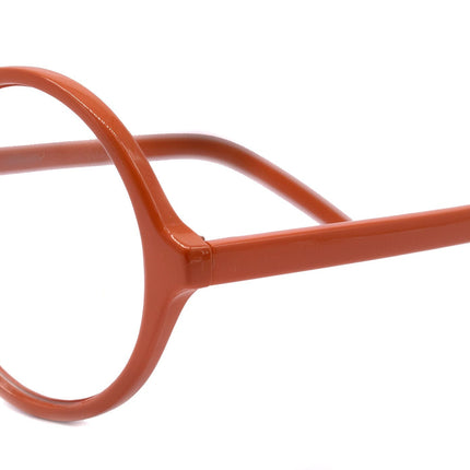 Mabel, (Premium) True Round vintage Reading Glasses (Orange) Circle Eye, Medium,  NY Fifth Avenue