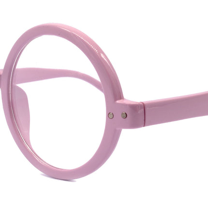 Zelda, (Reading Glasses) (Premium) Big True Round vintage (L. Purple) X Large Eye, Oversize,  NY Fifth Avenue