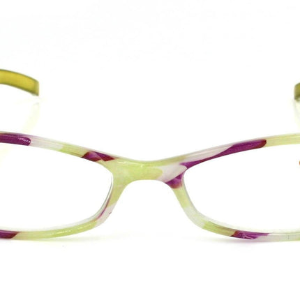 Dashing Stripes, (Bling) Women Reading Glasses W (Amethyst, Black Diamond)   (Lime Green, purple) Oval. NY Fifth Avenue
