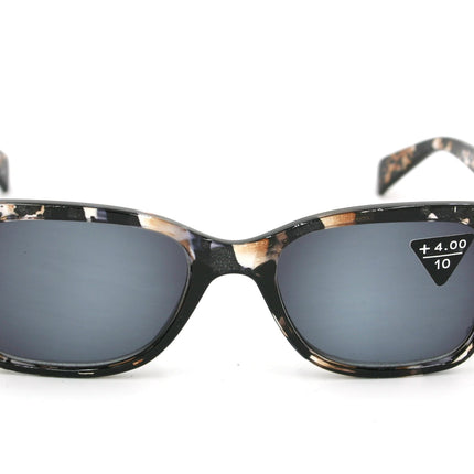 Oasis, (Bling) Sun Readers (No Bifocal) W (Hematite, L. Colorado) Genuine European Crystals  (Brown) Tortoiseshell NY Fifth Avenue