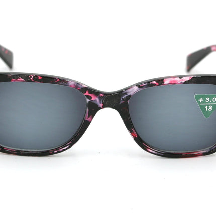 Oasis, (Bling) Sun Readers (No Bifocal) W (Hematite, Fuchsia) Genuine European Crystals   (Pink) Tortoiseshell. NY Fifth Avenue