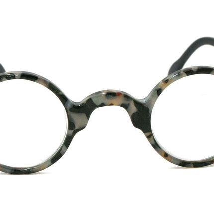 Picasso, (Bling) Women Reading Glasses W (Black Diamond, Olivine) Genuine European Crystals, Round (Black) Tortoiseshell. NY Fifth Avenue