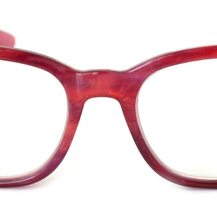 Coral, (Bling) Reading Glasses For Women W (Rose, Light Rose) Genuine European Crystals. +1.50 to +3  Marble Pattern Frame. NY Fifth Avenue.