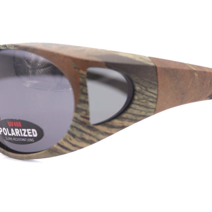 Silva, (Fit Over) Glasses, Rectangular Polarized Sunglasses 1.1mm 100% UV Protection (Green Camo) Great Out Door Fishing  NY Fifth Avenue