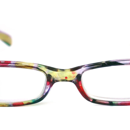 Elsa, (Bling) Reading Glasses for women W (L. Amethyst, Rose) Genuine European Crystals (White, Pink) Paisley, Optical    NY Fifth Avenue
