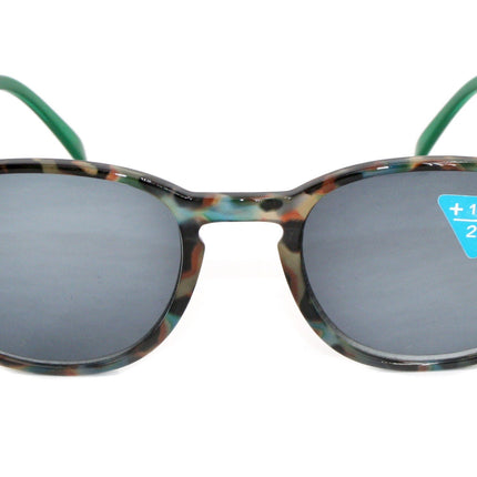 Maya, (Bling) (Sunglass Reader) (No Bifocal) 4 Women W (Black Diamond, Olivine) Genuine European Crystals (Green Brown) NY Fifth Avenue