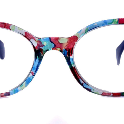Versailles, (Bling) Reading Glasses 4 women W (Montana, Black Diamond) Genuine European Crystals   Round Frame. NY Fifth Avenue
