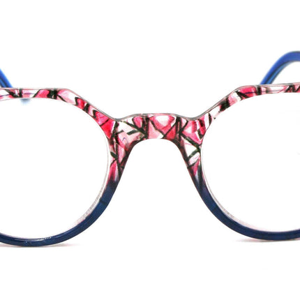 The Hexagon, (Bling) Women Reading Glasses W (Black Diamond, Montana) Genuine European Crystals (Geometric) (Clear,Red, Blue NY Fifth Avenue
