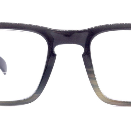 Piper, (Premium) Reading Glasses, High End Fashion Reader,+1.25 to +3 Magnifiers, (Black, Tan, Brown) Stripes Square Frame. NY Fifth Avenue