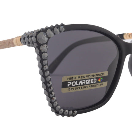 Andalucía, Polarized Premium Fashion  sunglasses with Genuine European Crystals