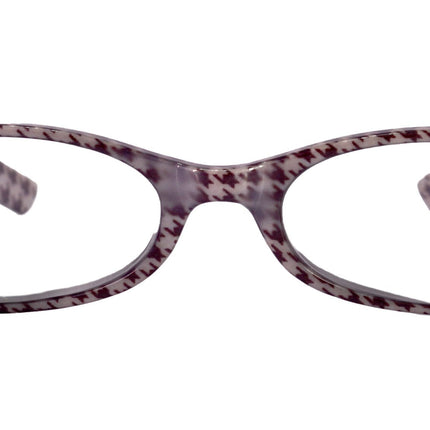 The Scottish, (Bling) Reading Glasses with (L Colorado, Cooper) (Hounds Tooth Check) Rectangular (Brown) NY Fifth Avenue
