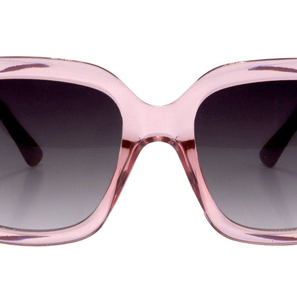 Minnie, (Bling) Women Sunglasses W (Hematite) Genuine European Crystals  100% UV Protection, Polka dot Translucent Clear, NY Fifth Avenue.