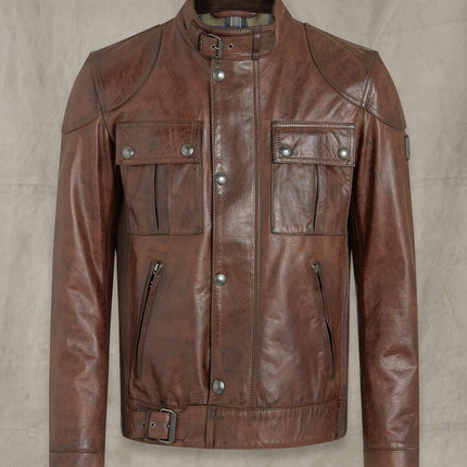 Handmade  Gangsters Leather Jacket