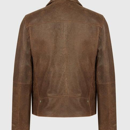 Handmade Belted Biker Jacket