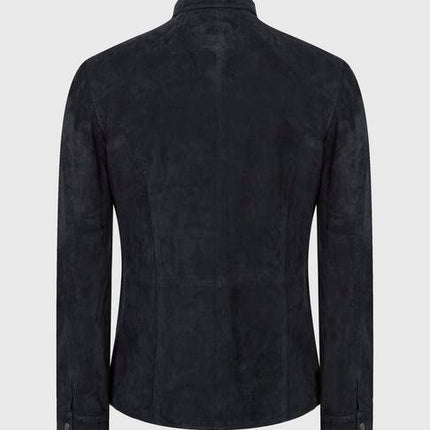 Handmade  Suede Shirt Jacket