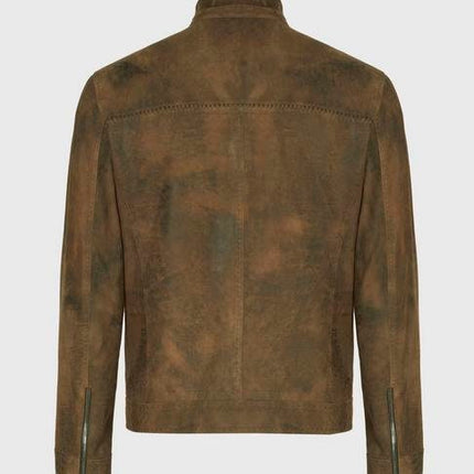 Handmade  Slim Fit Jacket With Artisan Stitch