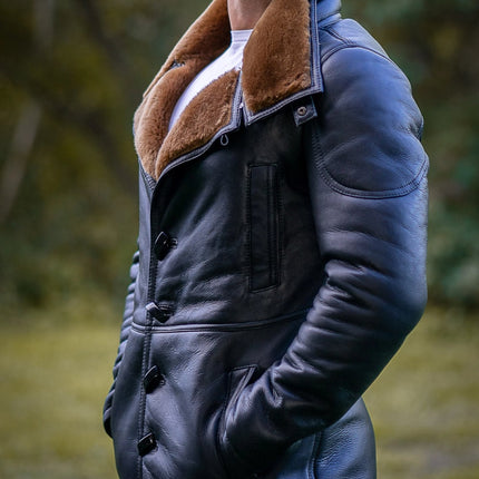 Handmade  Shearling Coat Inspired By Ryan Gosling's Blade Runner 2049 Trench Coat