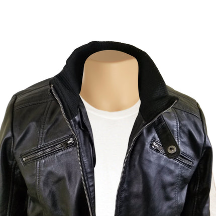 Handmade Greig's Bomber Style Jacket With Ribbed Collar And Cuffs