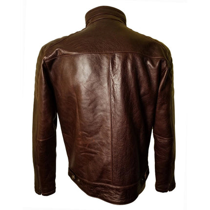 Handmade Morton's Vintage Moto Style Jacket With Collar Belt