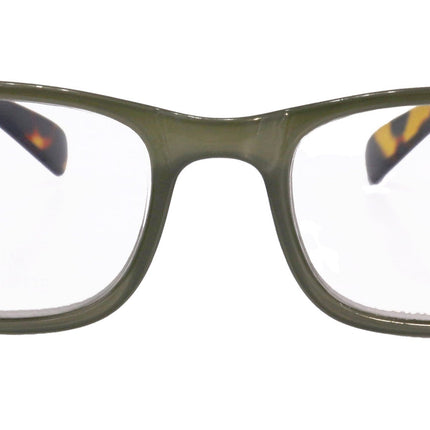 Jade, Premium Reading Glasses High End Reading Glass +1.25 to +6.00 magnifying glasses, Square, Olive green, optical Frames
