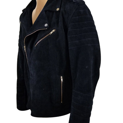 Handmade  Schmitt's Biker Style Suede Leather Jacket