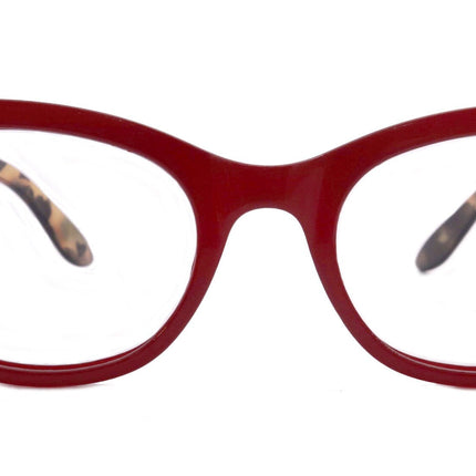 Le Rouge, Premium Reading Glasses High End Reading Glass +1.50 to +3 magnifying glasses (Red Cat Eye) Optical Frames