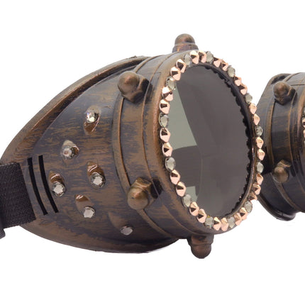 Bling Steampunk Goggles Diesel, Vintage Style, Burning Man, Rave Eyewear, Wasteland, Steampunk Goggles, Vintage Style, Retro,
