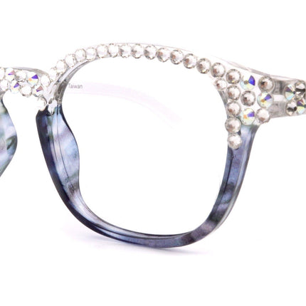 Alamo (Blue Light Glasses) (60% Anti Blue Light Ray Protection) Women, Anti Eyestrain, Light Amber Lens, 4 All Screen Types,