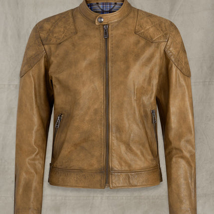 Handmade  Outlaws Gangsta Leather Biker Jacket