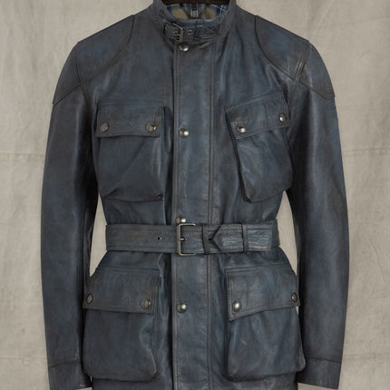 Handmade Trialmasters Panthera Leather Jacket