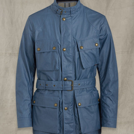Handmade  Trialmaster Waxed Leather Jacket for Men